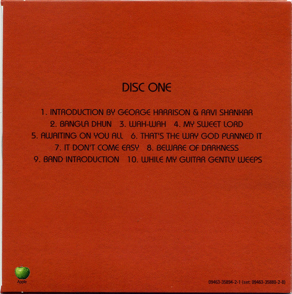 George Harrison - George Harrison And Friends - The Concert For Bangladesh (2xCD BOX) | Near Mint (NM) Near Mint (NM)-Music History