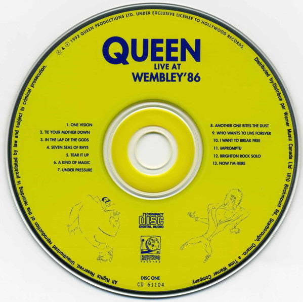 Queen - Live At Wembley '86 (2xCD) | Near Mint (NM) Excellent+ (EX+)-Music History