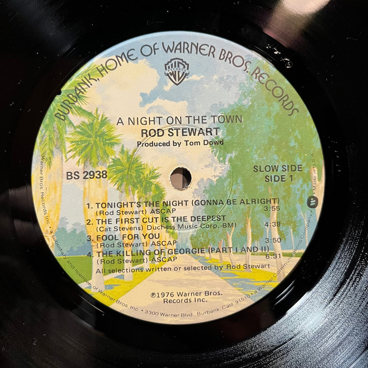 Rod Stewart - A Night On The Town (VINYL LP WARNER BROS. BS 2938 1976) | Near Mint (NM or M-) Excellent (EX)-Music History