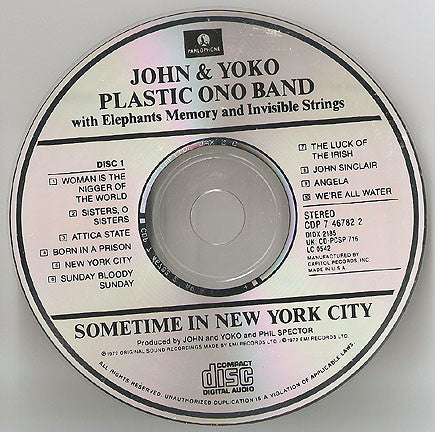 John Lennon & Yoko Ono - Some Time In New York City (2xCD) | Near Mint (NM) Near Mint (NM)-Music History