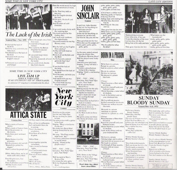 John Lennon & Yoko Ono - Some Time In New York City *CD* | Near Mint (NM) Near Mint (NM)-Music History