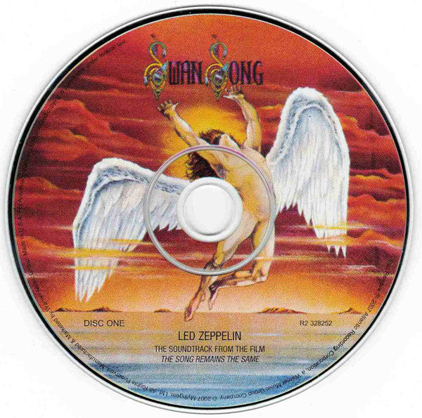 Led Zeppelin - The Soundtrack From The Film "The Song Remains The Same" (2xCD Swan Song ‎– R2 328252) | USED Near Mint (NM or M-) Excellent (EX)-Music History