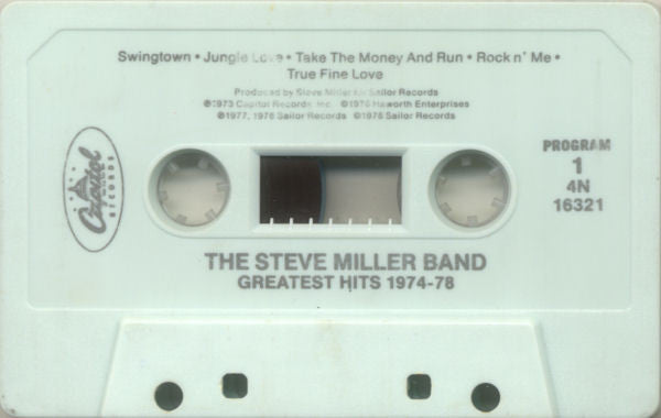 Steve Miller Band - Greatest Hits 1974-78 *CASSETTE* | Near Mint (NM) Near Mint (NM)-Music History
