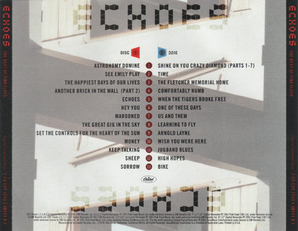 Pink Floyd - Echoes (The Best Of Pink Floyd) (2xCD) | Near Mint (NM) Near Mint (NM)-Music History