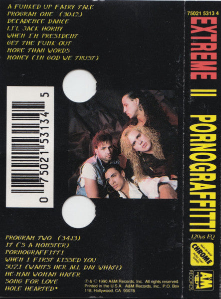 Extreme (2) - Extreme II: Pornograffitti *CASSETTE* | Near Mint (NM) Near Mint (NM)-Music History