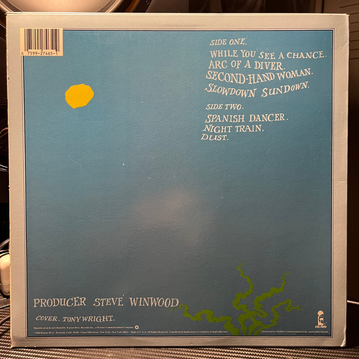 Steve Winwood - Arc Of A Diver | Near Mint (NM) Near Mint (NM)-Music History