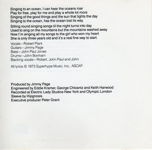 Led Zeppelin - Houses Of The Holy (CD) | Near Mint (NM or M-)-Music History