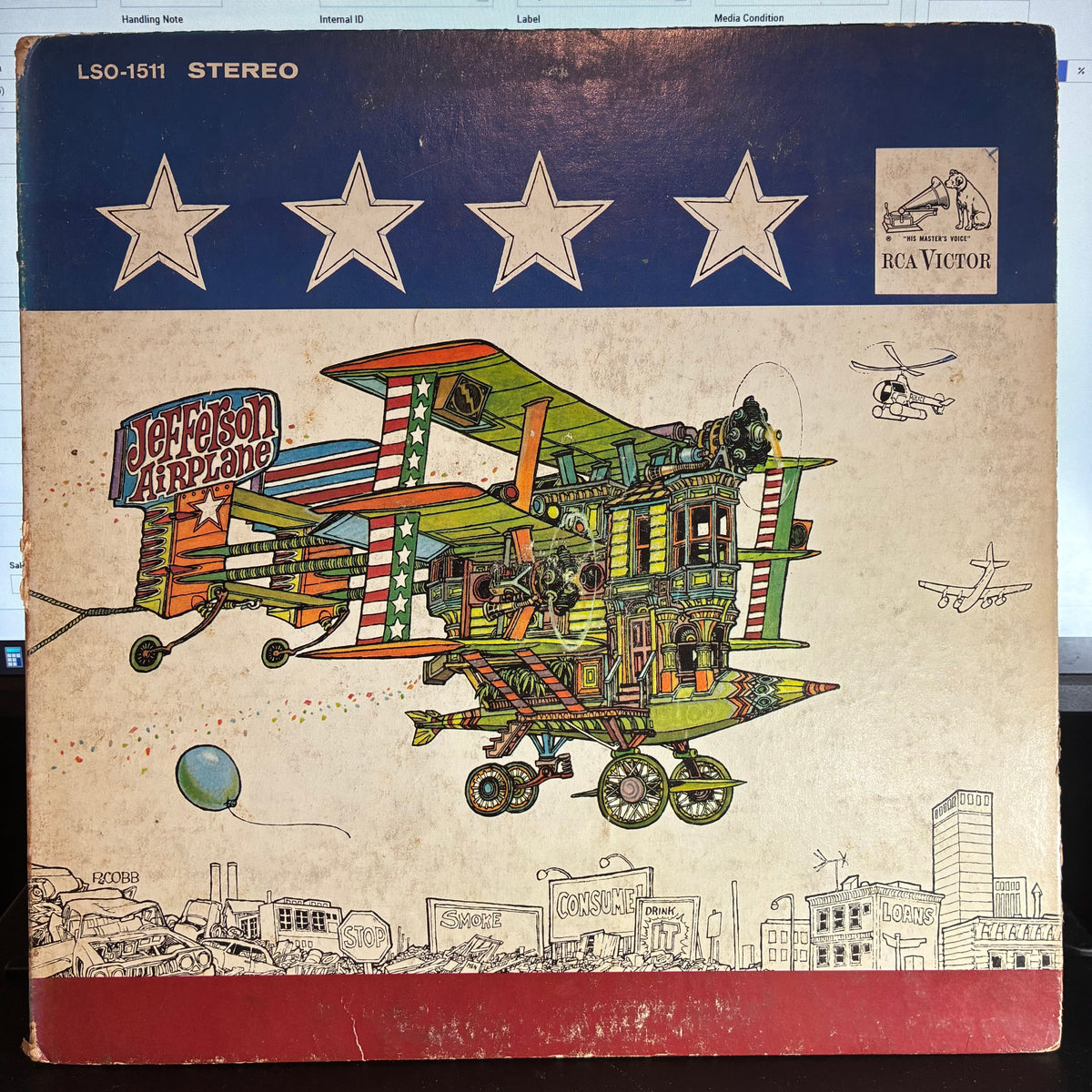 Jefferson Airplane - After Bathing At Baxter's (VINYL LP RCA Victor ‎– LSO-1511) | USED Very Good Plus (VG+) Very Good (VG)-Music History
