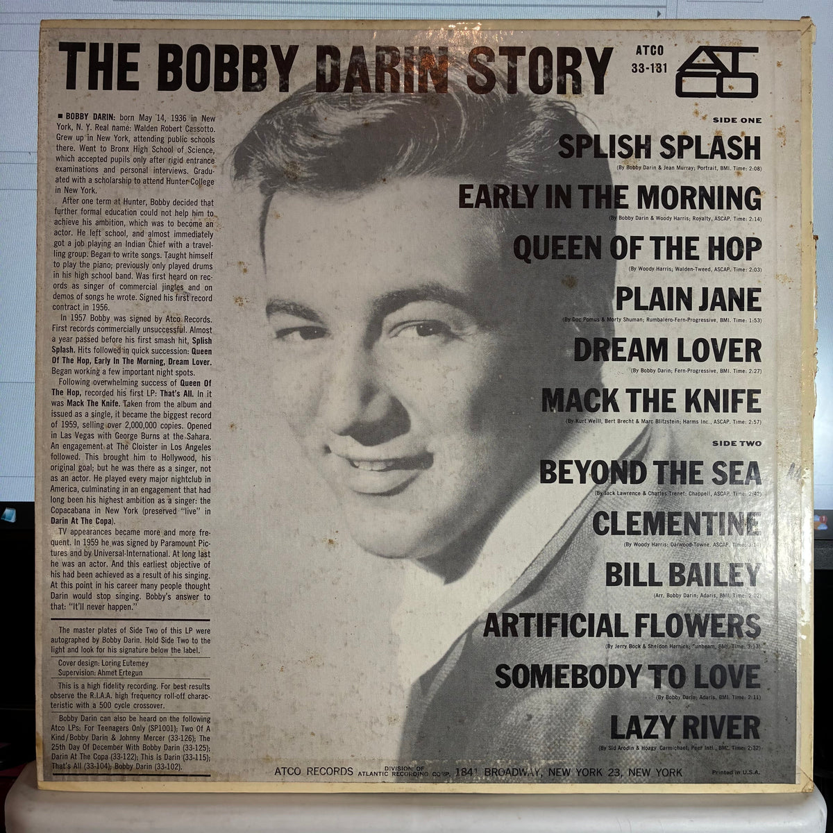 Bobby Darin - The Bobby Darin Story (VINYL) | Very Good Plus (VG+) Very Good Plus (VG+)-Music History