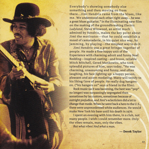 The Jimi Hendrix Experience - Electric Ladyland (CD) | Very Good Plus Plus (VG++) Near Mint (NM)-Music History