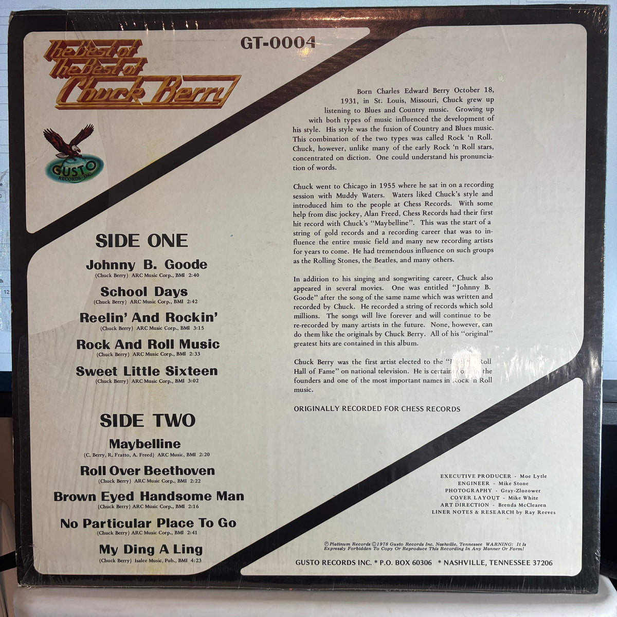 Chuck Berry - The Best Of The Best Of Chuck Berry (VINYL) | Very Good Plus (VG+) Very Good Plus (VG+)-Music History