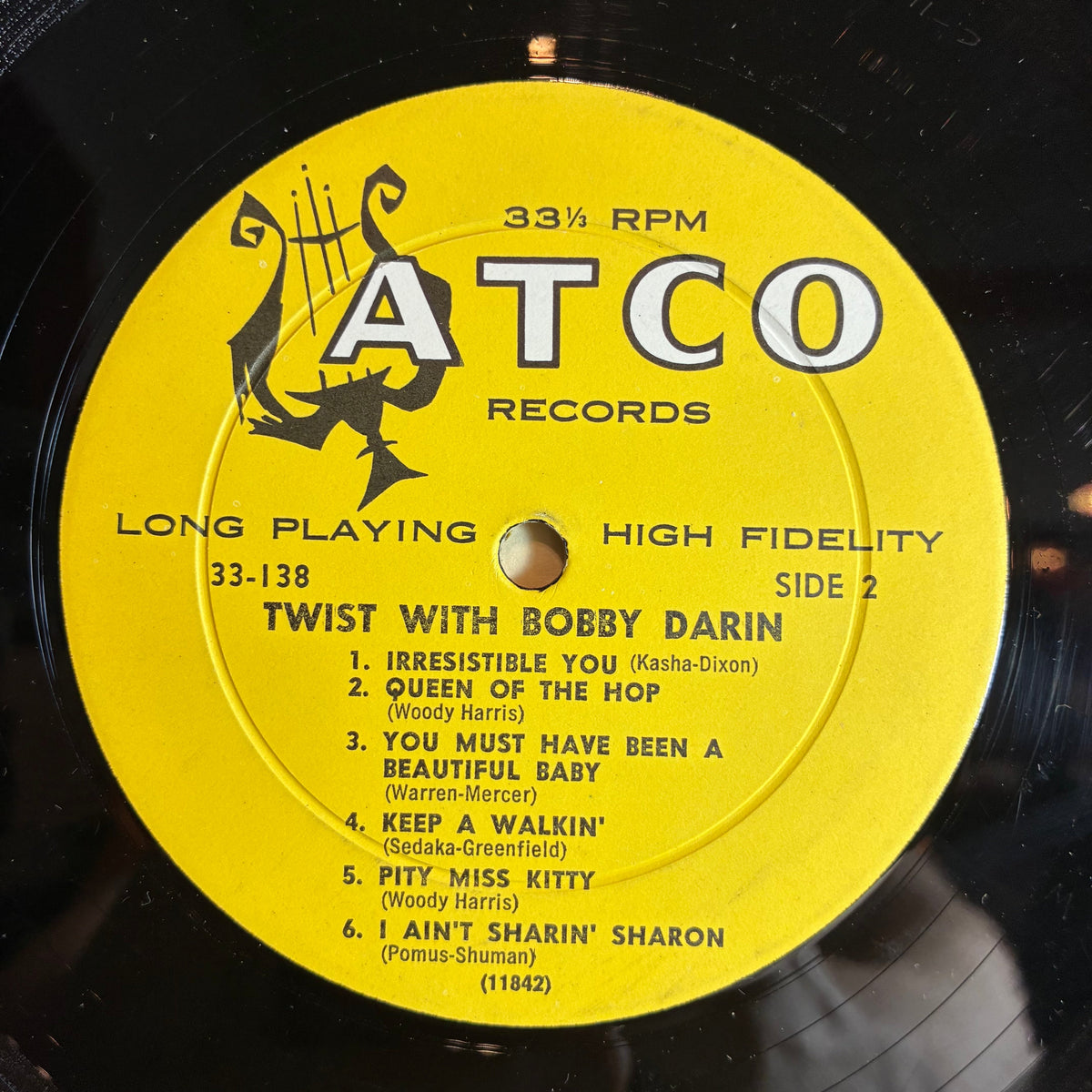 Bobby Darin - Twist With Bobby Darin (VINYL) | Very Good Plus (VG+) Very Good (VG)-Music History