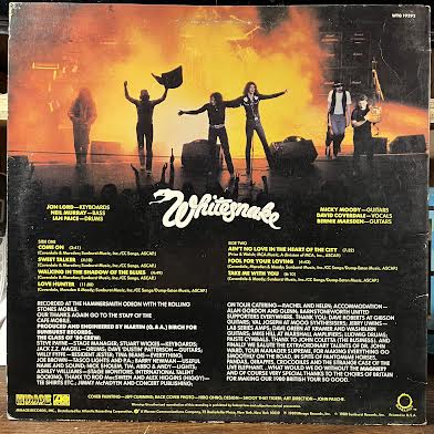Whitesnake - Live... In The Heart Of The City (VINYL) | Very Good Plus (VG+)-Music History