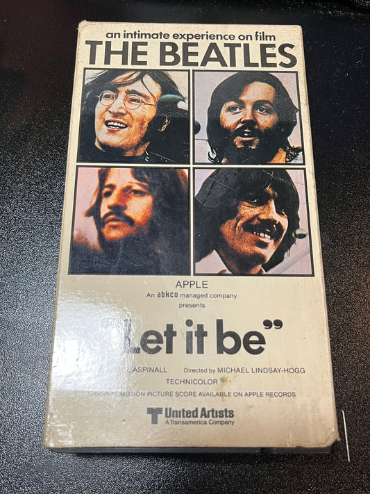 BEATLES - Let It Be (VHS TAPE) |-Music History