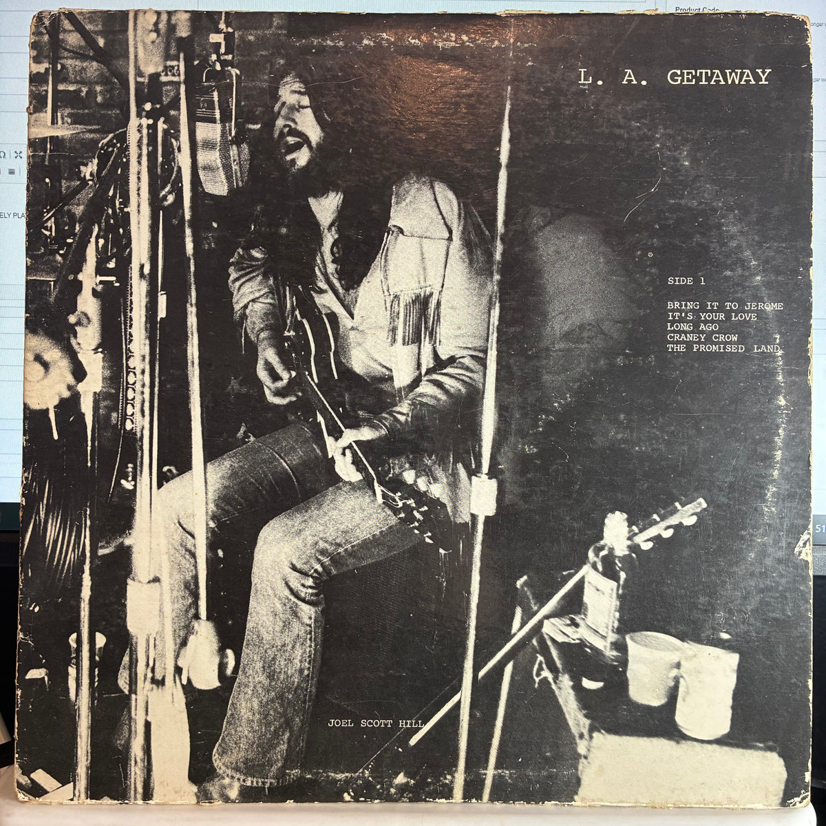 Joel Scott Hill - L. A. Getaway (VINYL) | Very Good (VG) Very Good (VG)-Music History