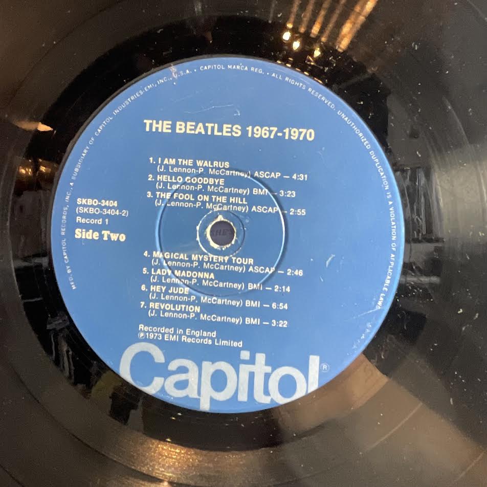 The Beatles - 1967-1970 (2x VINYL) | Very Good (VG) Very Good Plus (VG+)-Music History