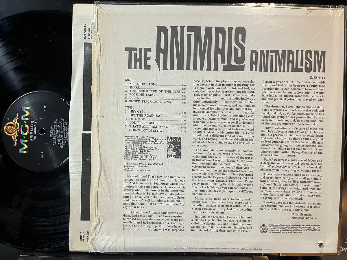 The Animals - Animalism (VINYL LP) | Near Mint- (NM-) Near Mint- (NM-)-Music History