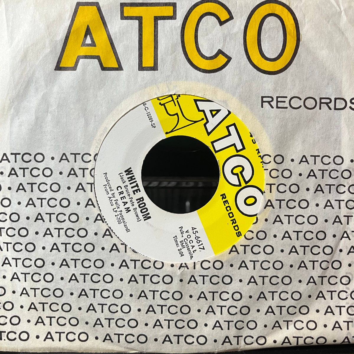 Cream - White Room (VINYL 7") | Excellent (EX) Near Mint (NM)-Music History