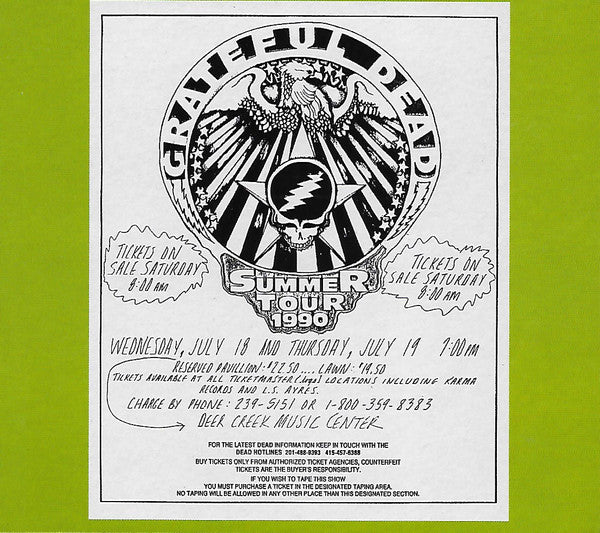 Dave's Picks, Volume 40 (3xCD)(Deer Creek Music Center, Noblesville, IN • 7/18-19/90 | Mint (M) Near Mint (NM)-Music History