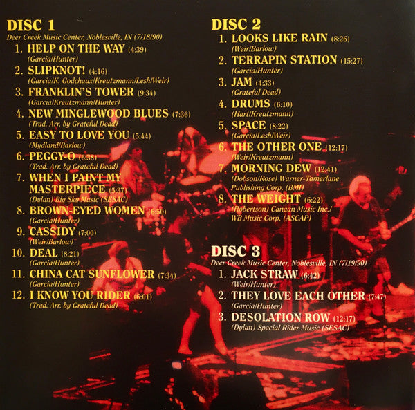 Dave's Picks, Volume 40 (3xCD)(Deer Creek Music Center, Noblesville, IN • 7/18-19/90 | Mint (M) Near Mint (NM)-Music History