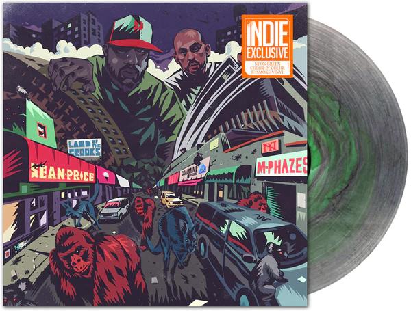 Sean Price & M-Phazes - Land Of The Crooks (Indie Exclusive, Colored Vinyl, Green, Smoke) | Mint (M) Mint (M)-Music History