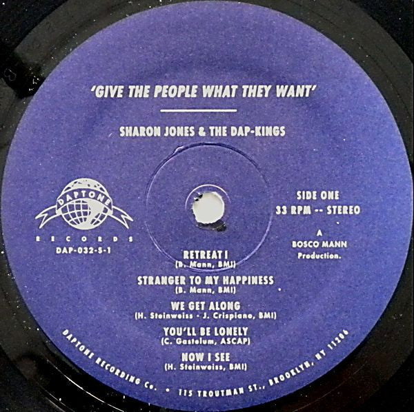 Sharon Jones & The Dap-Kings - Give The People What They Want (Vinyl) | Mint (M) Mint (M)-Music History