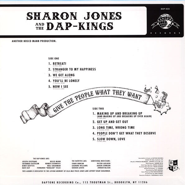 Sharon Jones & The Dap-Kings - Give The People What They Want (Vinyl) | Mint (M) Mint (M)-Music History
