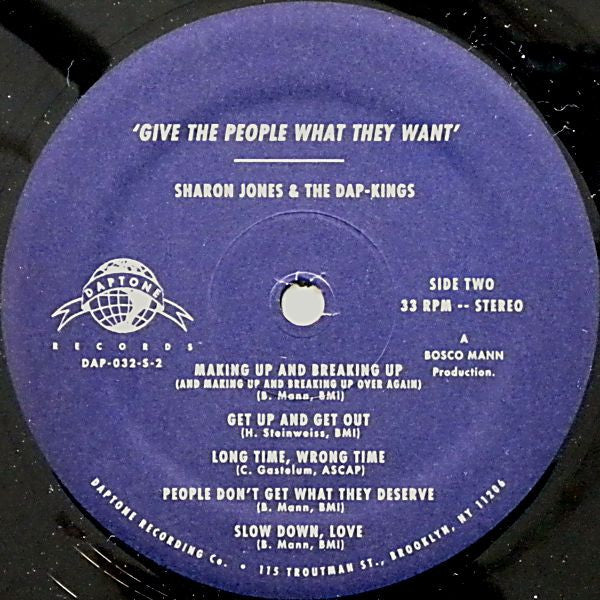 Sharon Jones & The Dap-Kings - Give The People What They Want (Vinyl) | Mint (M) Mint (M)-Music History