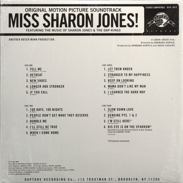 Miss Sharon Jones! (Original Motion Picture Soundtrack) | Mint (M) Mint (M)-Music History