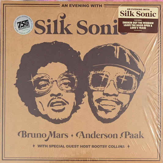 Silk Sonic An Evening With Silk Sonic Atlantic, Aftermath Entertainment LP, Album, RE Mint (M) Mint (M)-Music History