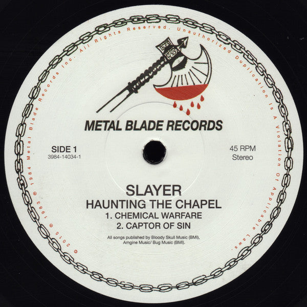 Slayer - Haunting The Chapel | Near Mint (NM) Mint (M)-Music History