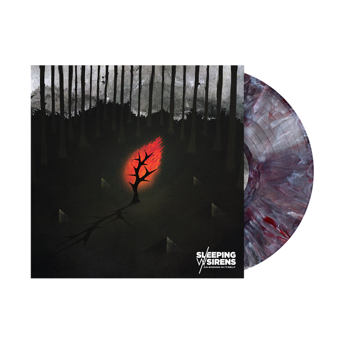 Sleeping With Sirens - An Ending In Itself (Black/White/Red Swirl VINYL) | Mint (M) Mint (M)-Music History