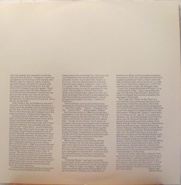 Sly & The Family Stone - Small Talk | Near Mint (NM) Very Good (VG)-Music History