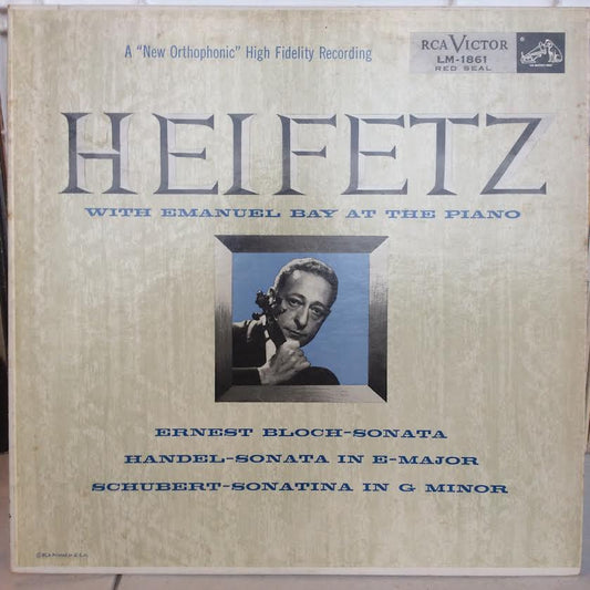 Ernest Bloch / Georg Friedrich Händel / Franz Schu - Sonata / Sonata In E Major / Sonatina In G Minor (VINYL) | Excellent+ (EX+)-Music History