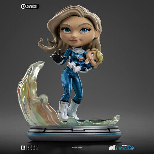 Fantastic Four - MiniCo Fantastic Four Metallic First Steps 4 Pack (Large Item, Statue, Collectible,) |-Music History