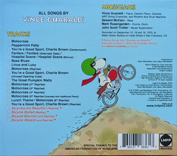 Vince Guaraldi - You're A Good Sport, Charlie Brown (Original Soundtrack Recording - 50th Anniversary Edition CD) | Mint (M) Mint (M)-Music History