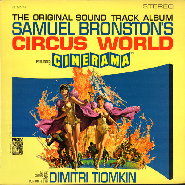 Dimitri Tiomkin - Circus World - The Original Sound Track Album (VINYL) | Mint (M) Near Mint (NM)-Music History