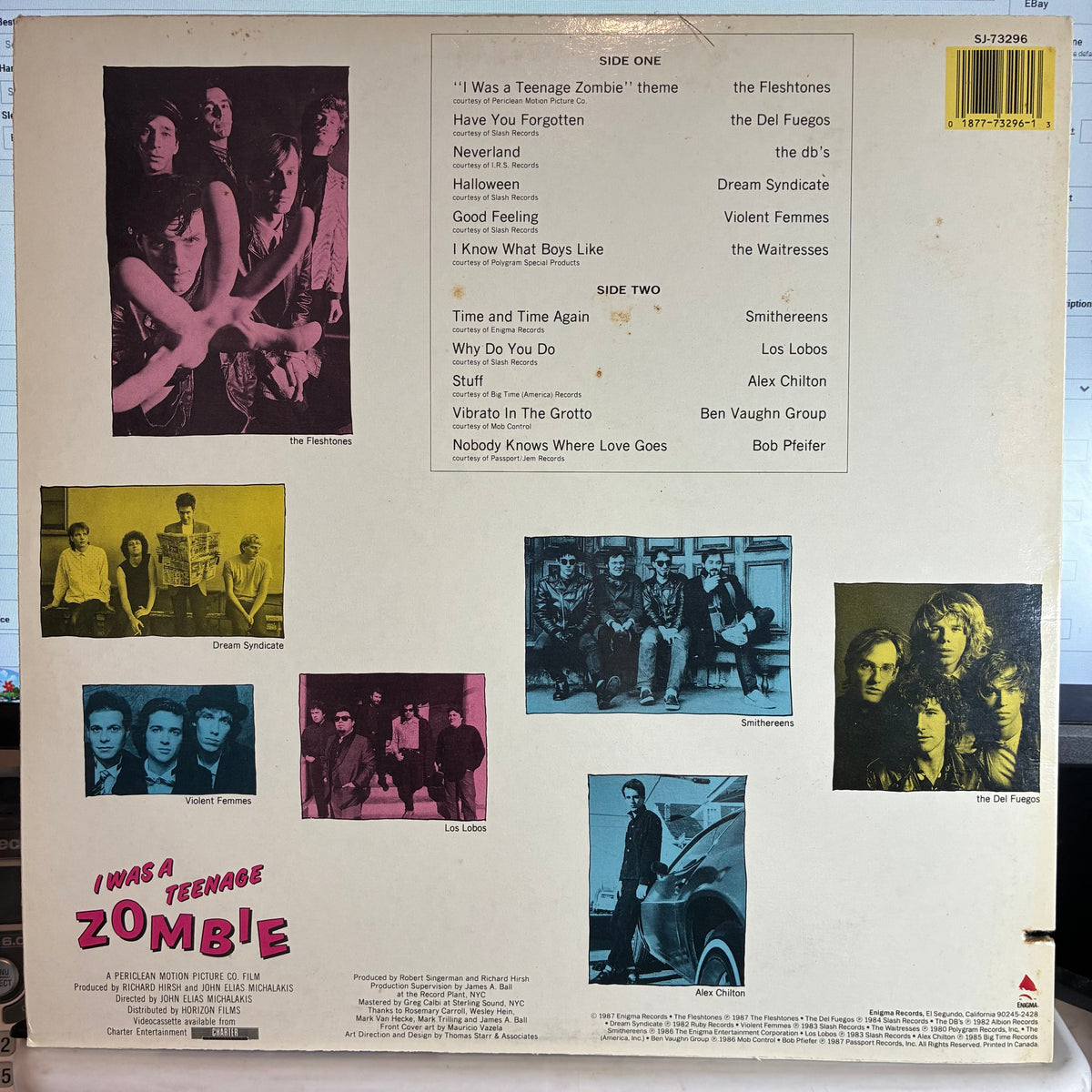 Various - I Was A Teenage Zombie (Original Motion Picture Soundtrack) (VINYL) | Excellent+ (EX+) Excellent (EX)-Music History