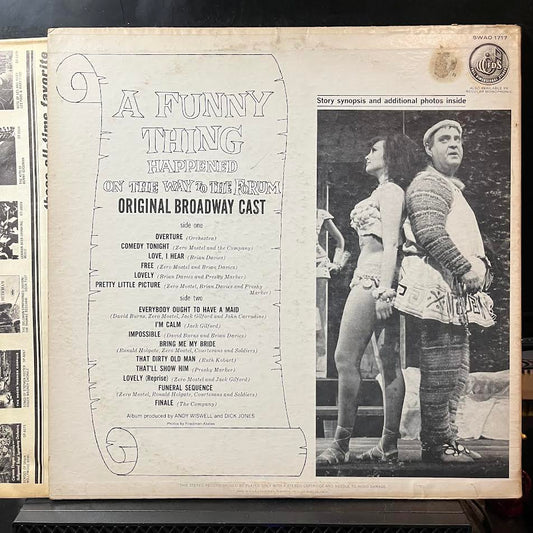 "A Funny Thing Happened On The Way To The Forum" O - A Funny Thing Happened On The Way To The Forum (VINYL) | Excellent+ (EX+) Excellent (EX)-Music History