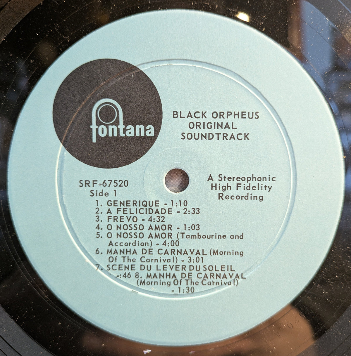 Various - The Original Sound Track From The Film Black Orpheus (VINYL) | Near Mint (NM) Excellent (EX)-Music History