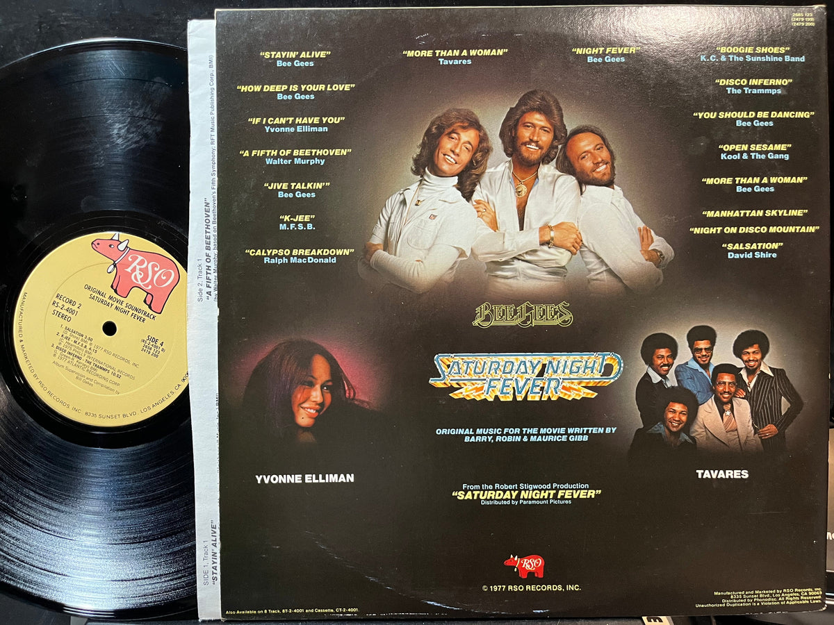 Various - Saturday Night Fever (The Original Movie Sound Track) (VINYL 2xLP RSO 2658 123 1977) | Near Mint- (NM-) Excellent (EX)-Music History