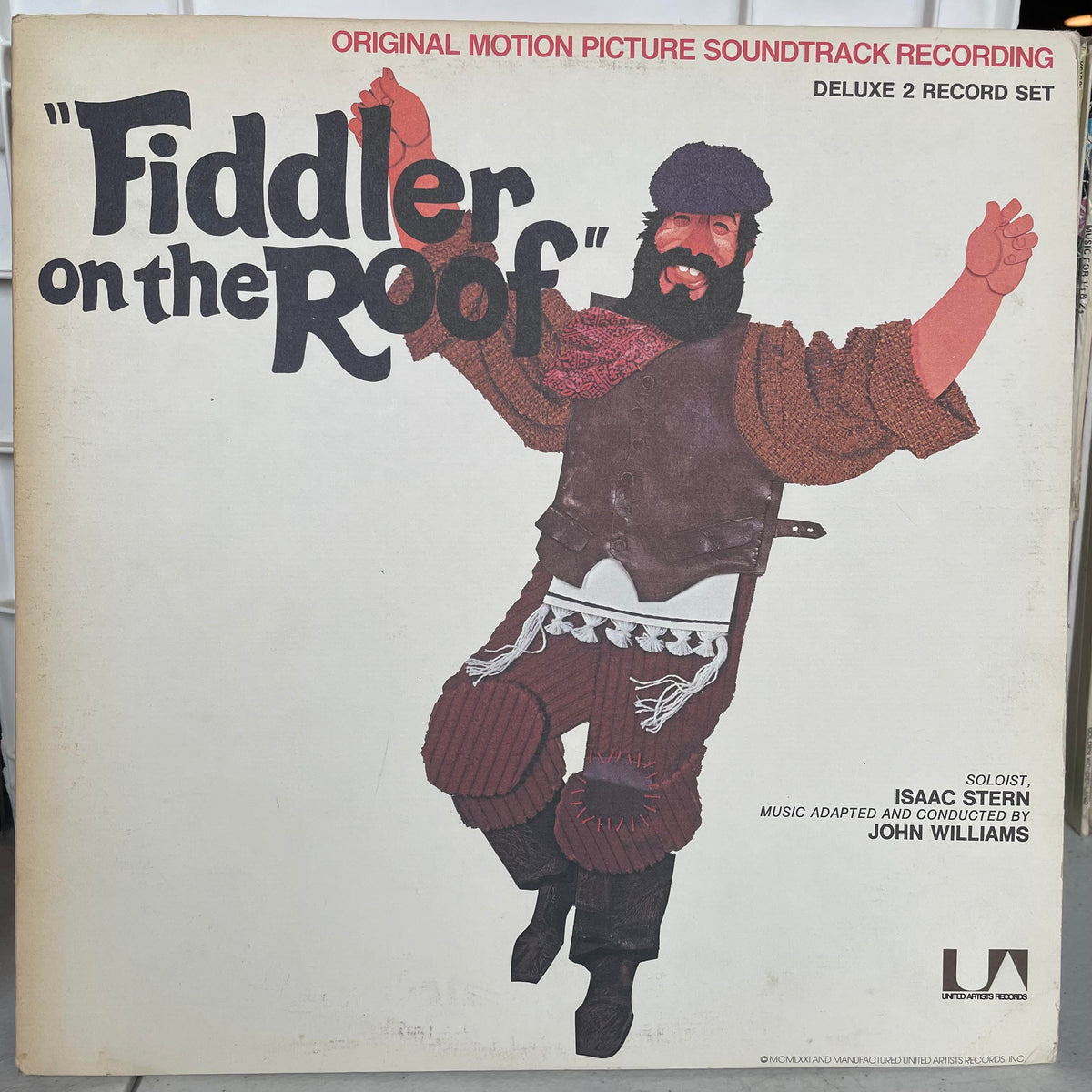 John Williams (4) - Fiddler On The Roof (Original Motion Picture Soundtrack Recording) (VINYL) | Near Mint- (NM-) Excellent (EX)-Music History
