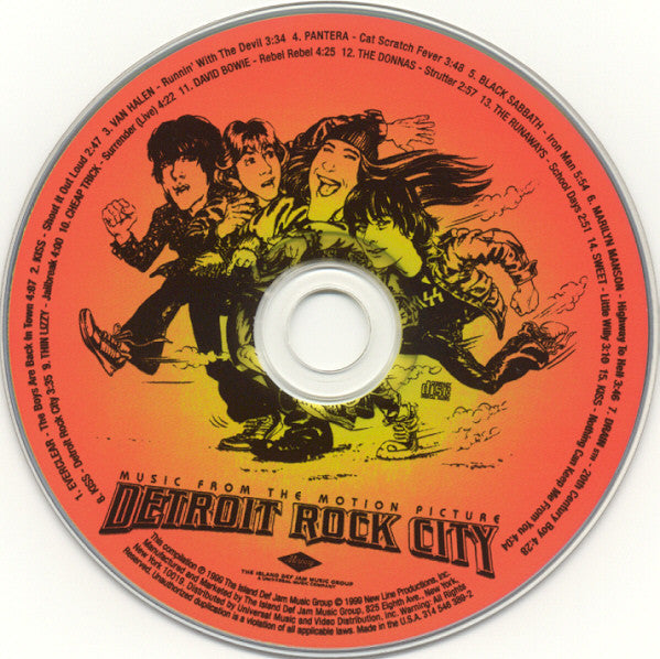 Various - Detroit Rock City (Music From The Motion Picture) (cd) | Near Mint (NM) Near Mint (NM)-Music History