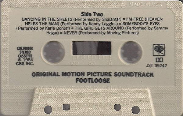 Various - Footloose (Original Motion Picture Soundtrack) *CASSETTE* | Near Mint (NM) Near Mint (NM)-Music History