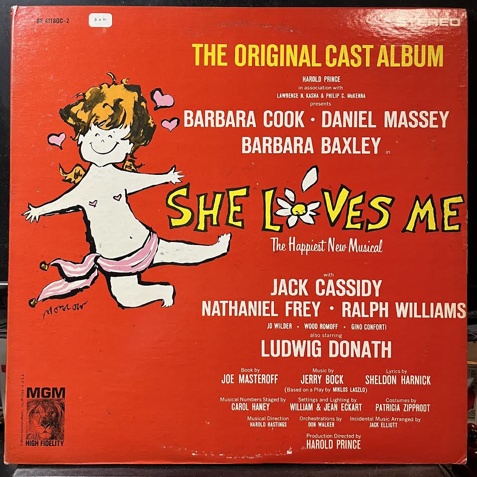 Barbara Cook - She Loves Me (The Original Cast Album) (2xVINYL) | Near Mint (NM) Excellent+ (EX+)-Music History