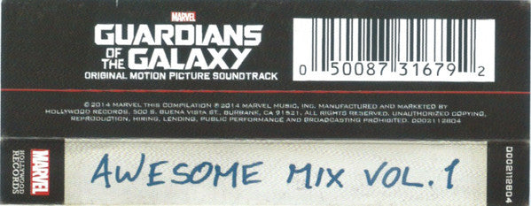Various - Guardians Of The Galaxy: Awesome Mix Vol. 1 (CASSETTE) | Near Mint (NM or M-) Near Mint (NM)-Music History