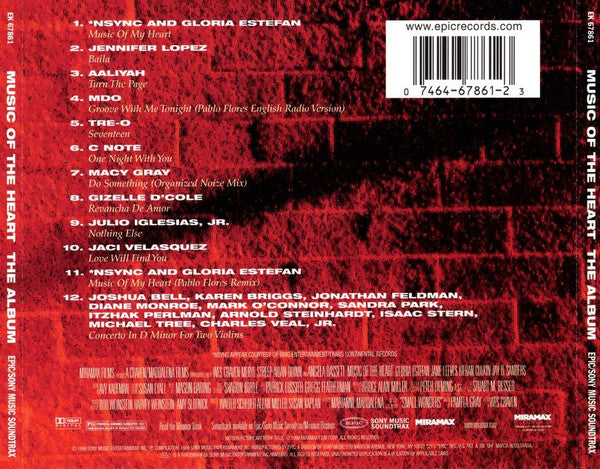 Various - Music Of The Heart (The Album) (CD) | Near Mint (NM) Near Mint (NM)-Music History
