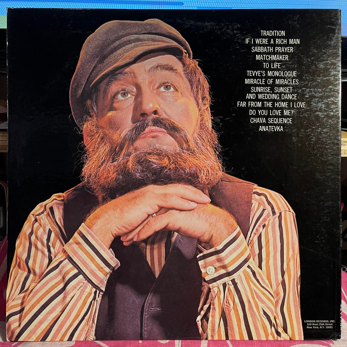 Robert Merrill - Music From Fiddler On The Roof *PROMO* | Near Mint (NM) Near Mint (NM)-Music History