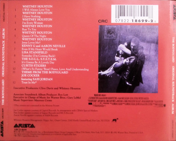Various - The Bodyguard (Original Soundtrack Album) (CD) | Near Mint (NM) Near Mint (NM)-Music History