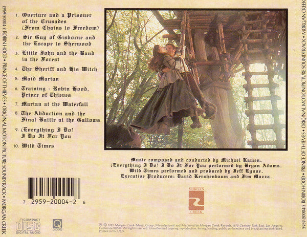 Michael Kamen - Robin Hood: Prince Of Thieves (Original Motion Picture Soundtrack) (CD) | Near Mint (NM) Near Mint (NM)-Music History